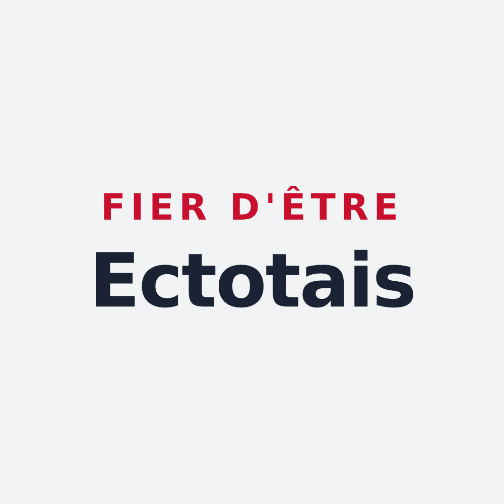 Poster « Fier d'être Ectotais » — design pour Ectot-l'Auber