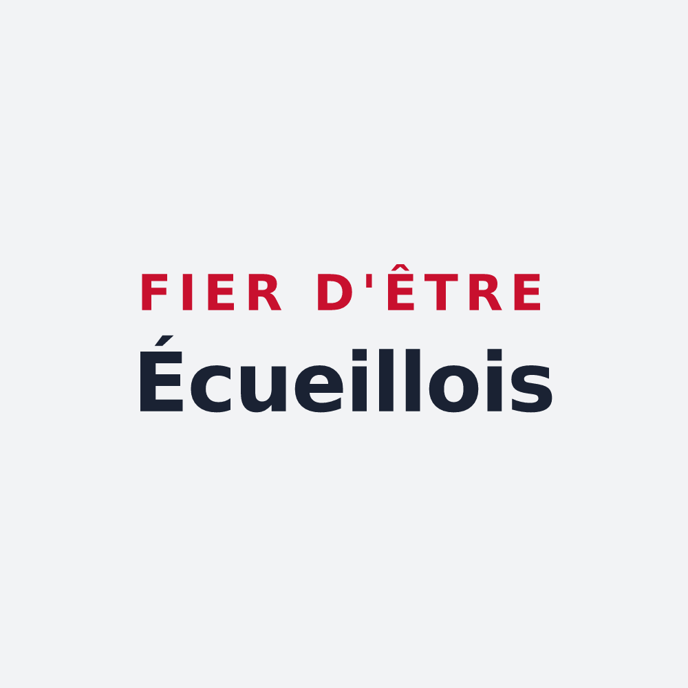 Poster « Fier d'être Écueillois » — design pour Écueillé