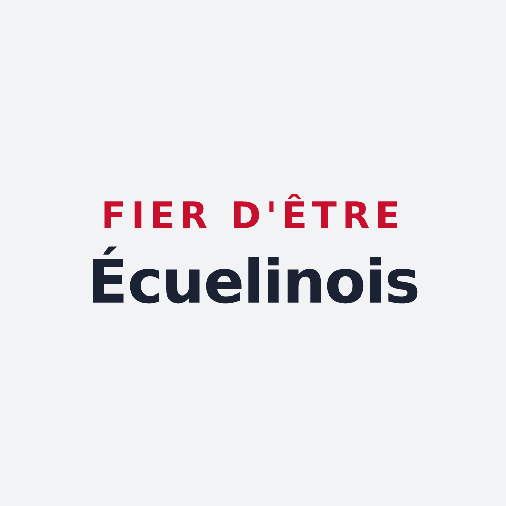Poster « Fier d'être Écuelinois » — design pour Écuélin
