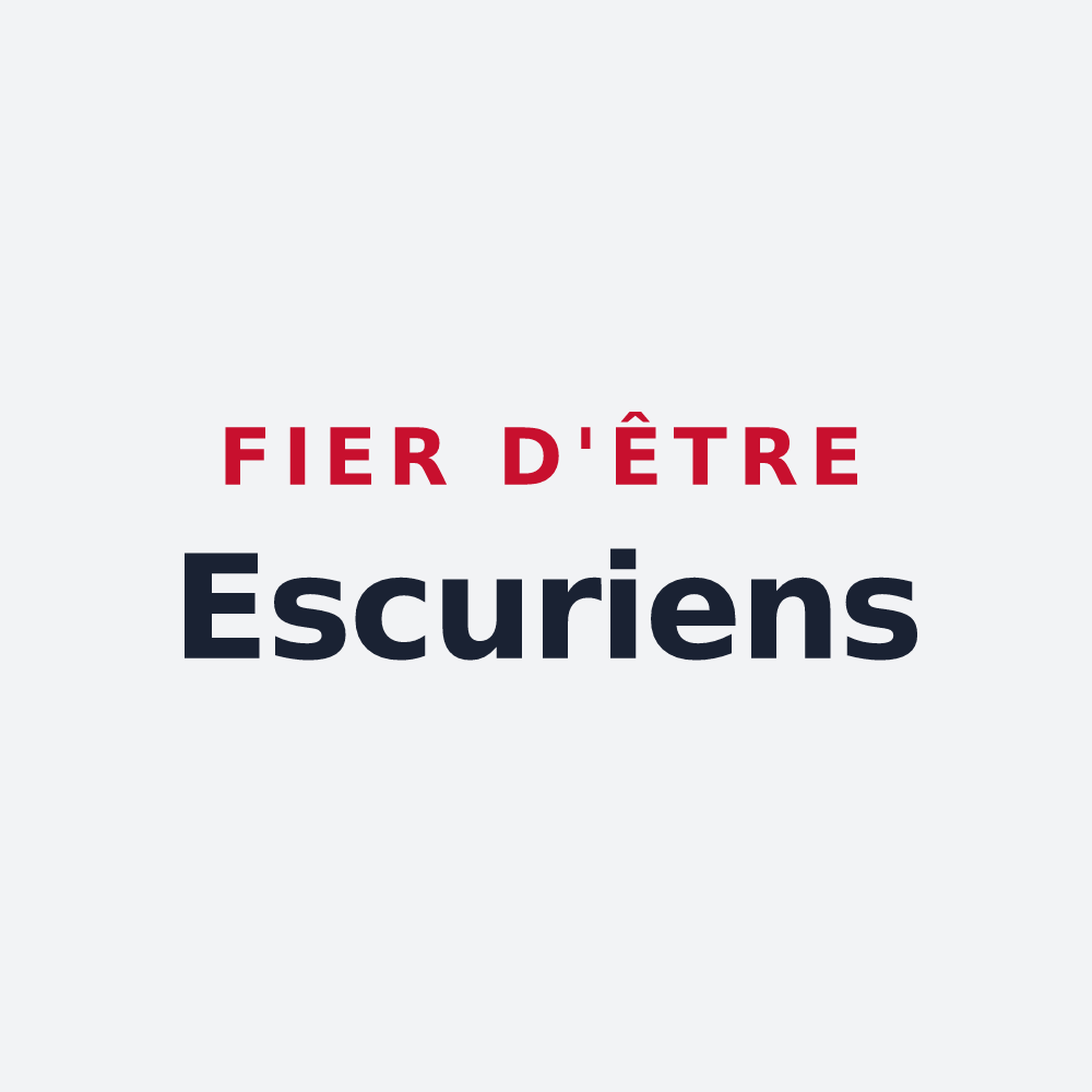 Poster « Fier d'être Escuriens » — design pour Écurat