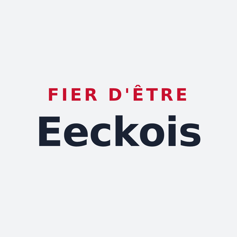 Poster « Fier d'être Eeckois » — design pour Eecke