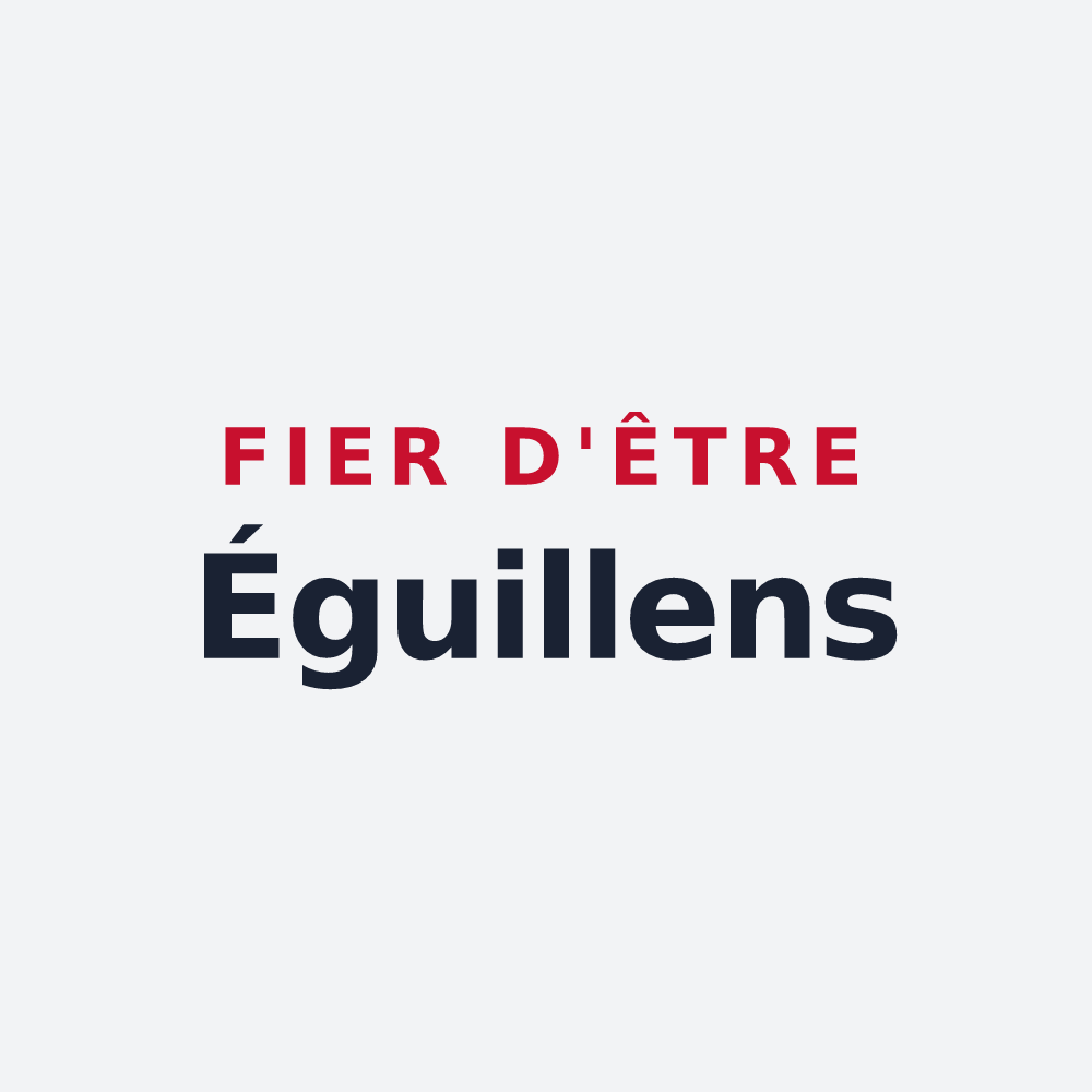 Poster « Fier d'être Éguillens » — design pour Éguilles