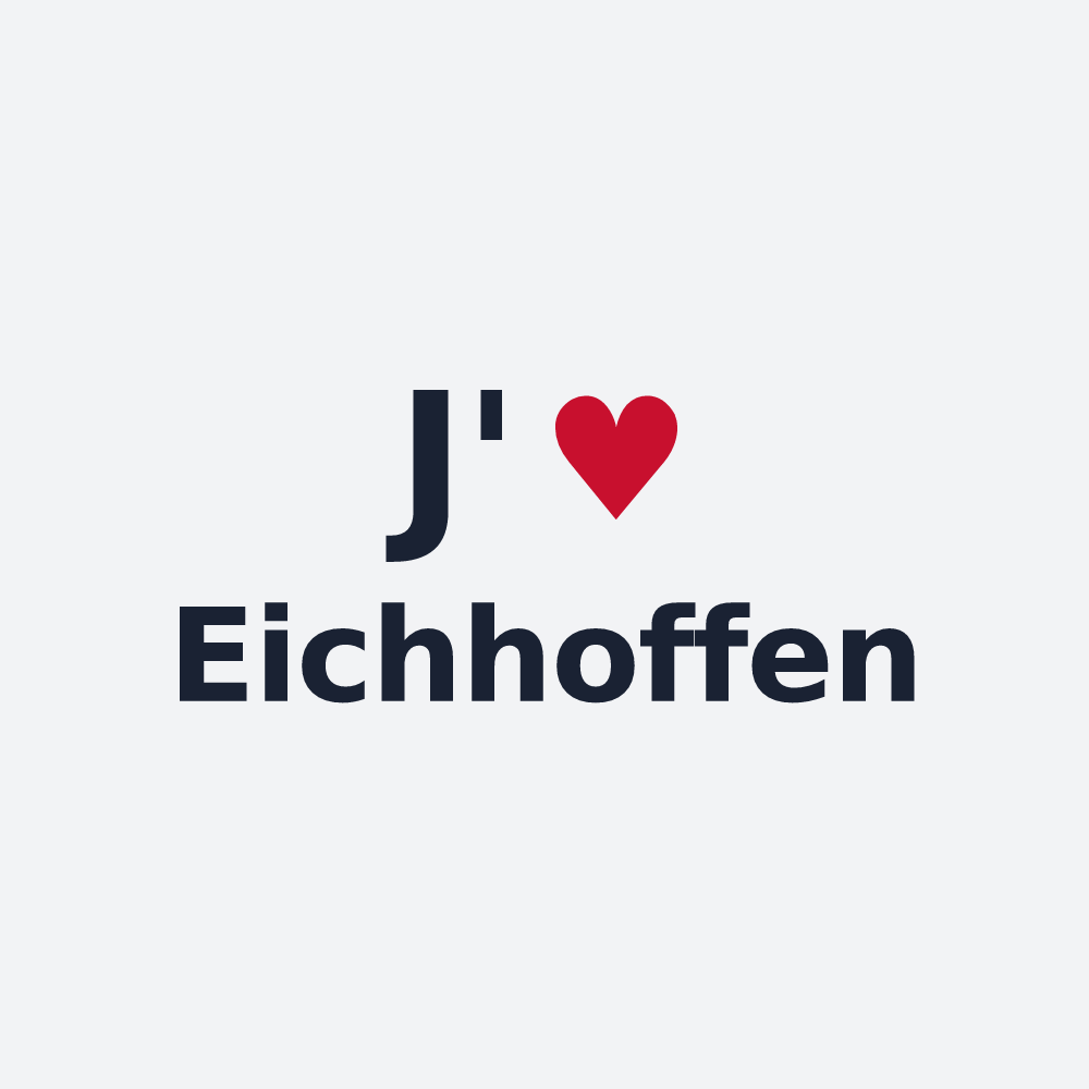 Poster personnalisé Eichhoffen — design J'aime Eichhoffen