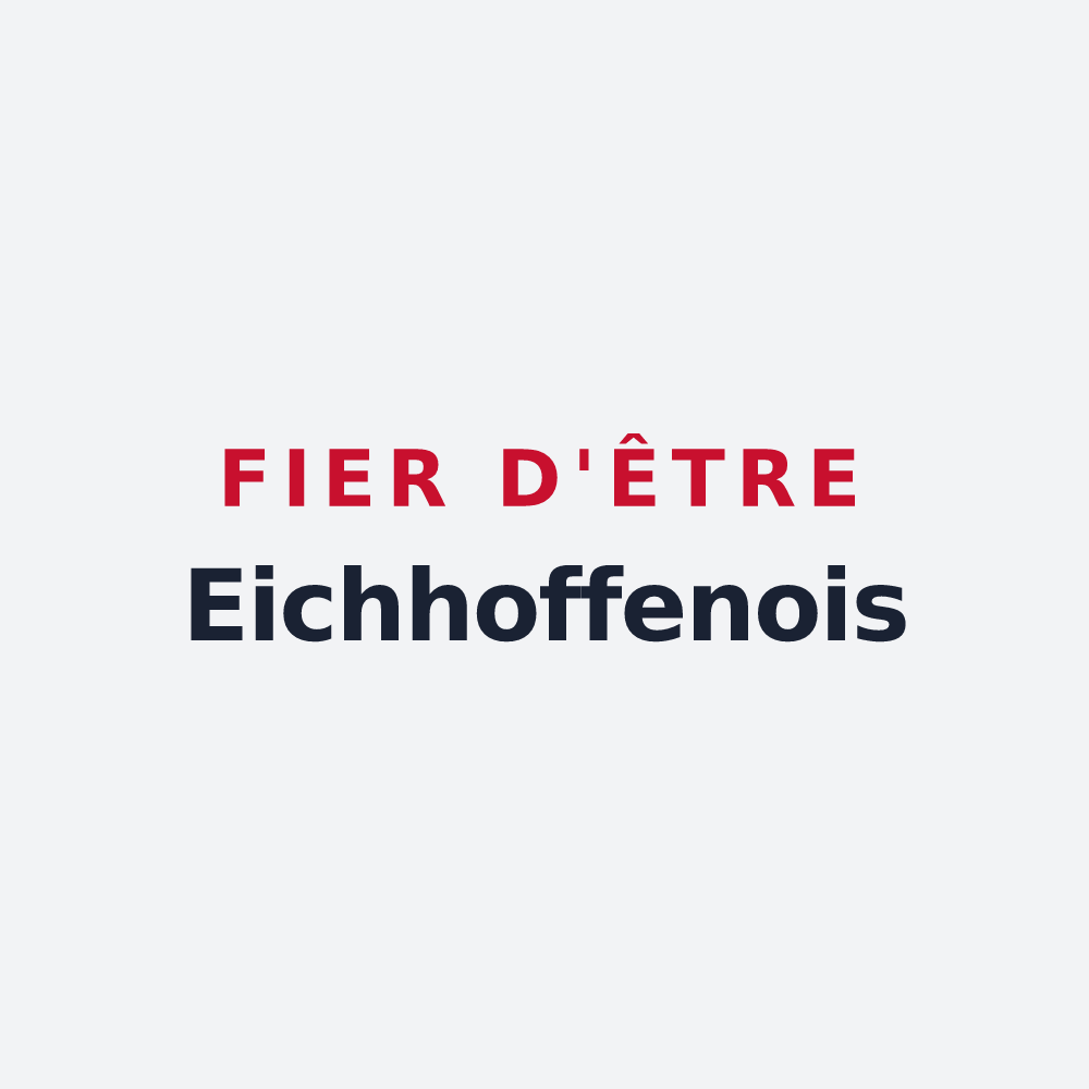 Poster « Fier d'être Eichhoffenois » — design pour Eichhoffen