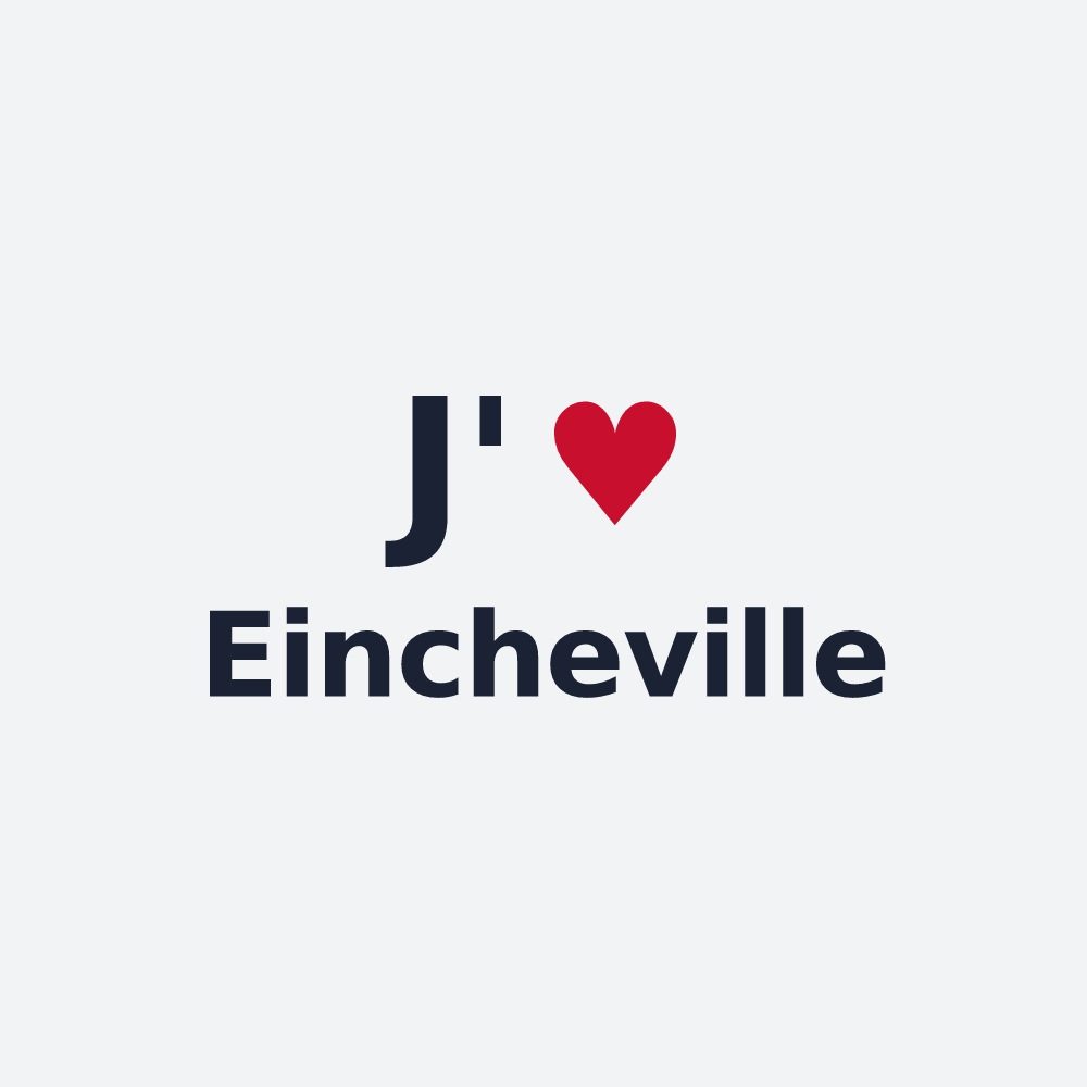 Poster personnalisé Eincheville — design J'aime Eincheville