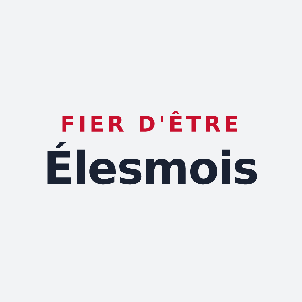 Poster « Fier d'être Élesmois » — design pour Élesmes