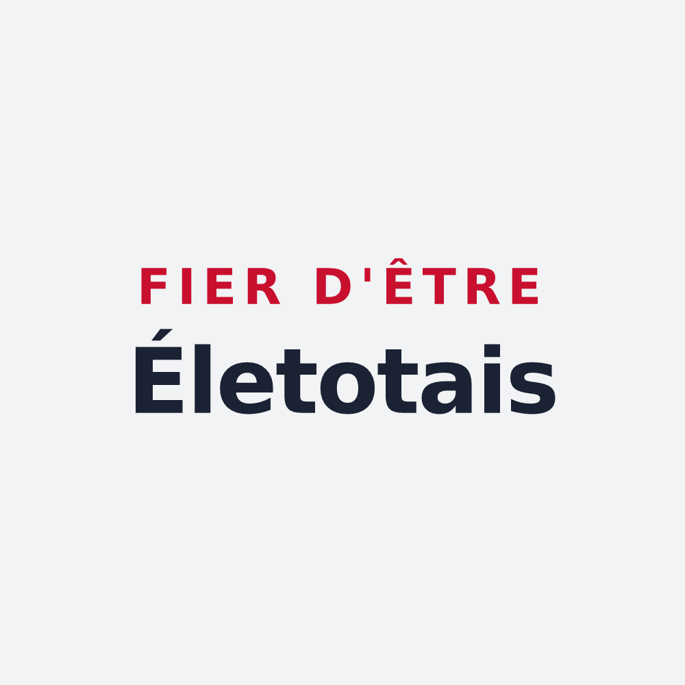 Poster « Fier d'être Életotais » — design pour Életot