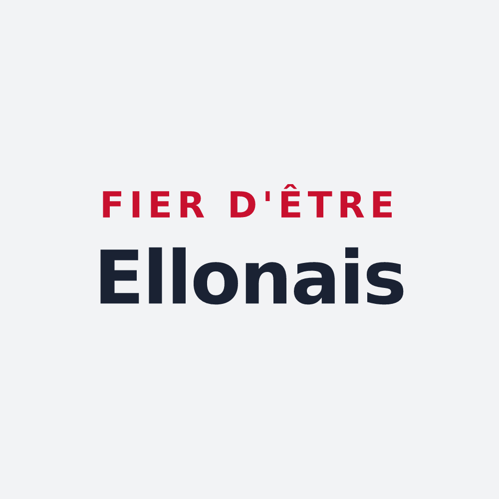 Poster « Fier d'être Ellonais » — design pour Ellon