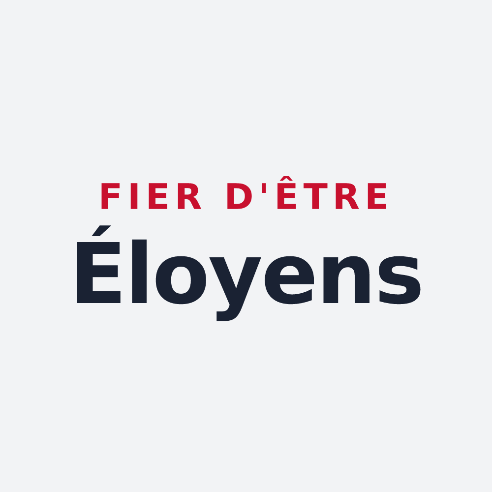 Poster « Fier d'être Éloyens » — design pour Éloie