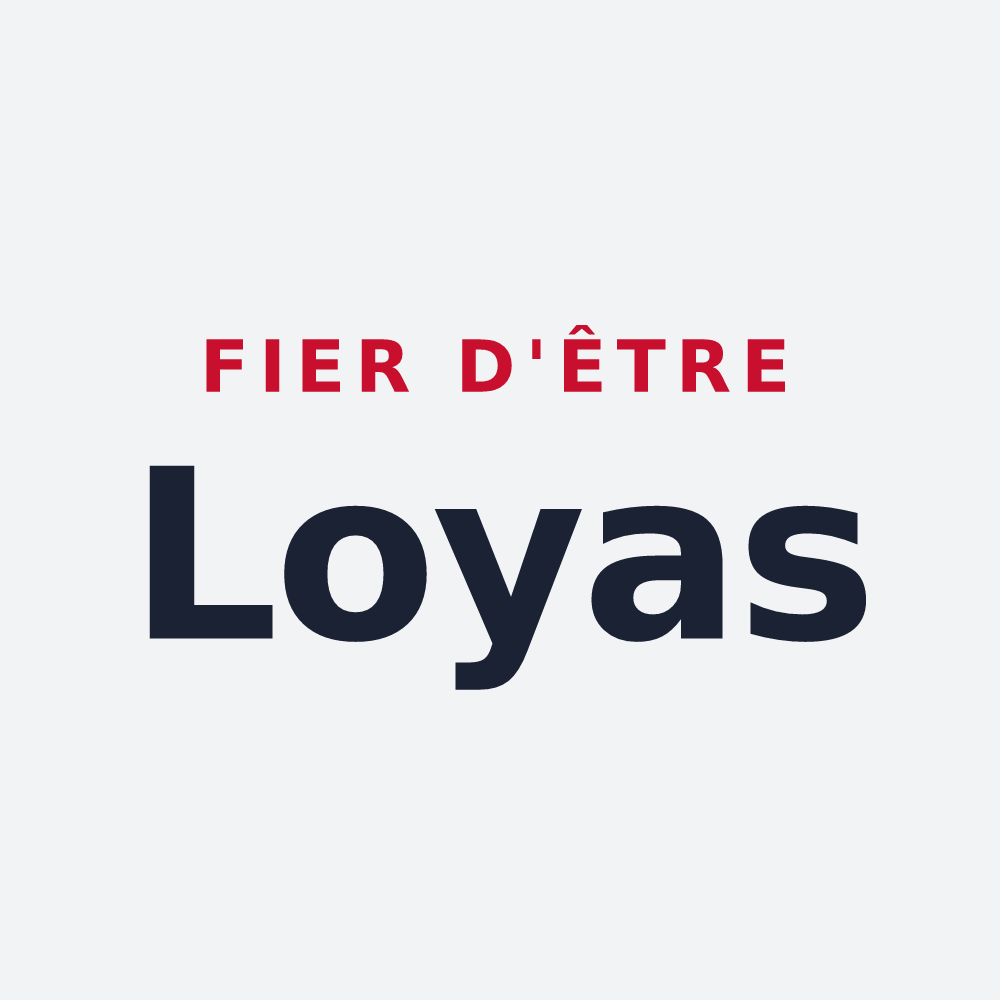 Poster « Fier d'être Loyas » — design pour Éloyes