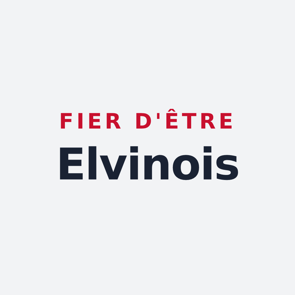 Poster « Fier d'être Elvinois » — design pour Elven