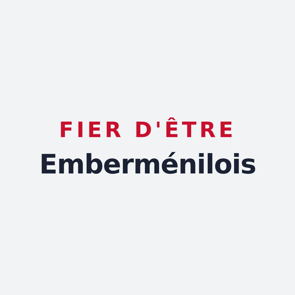 Poster « Fier d'être Emberménilois » — design pour Emberménil