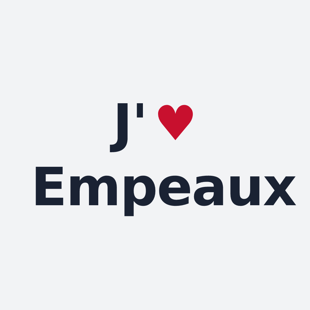 Poster personnalisé Empeaux — design J'aime Empeaux