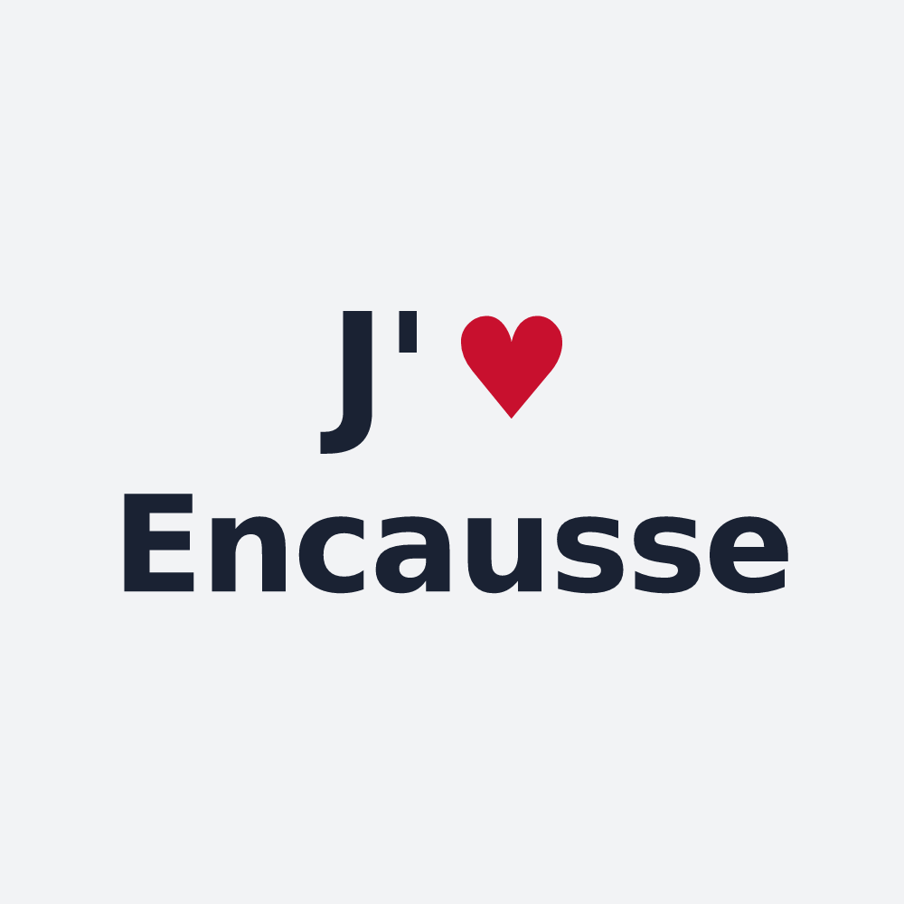Poster personnalisé Encausse — design J'aime Encausse