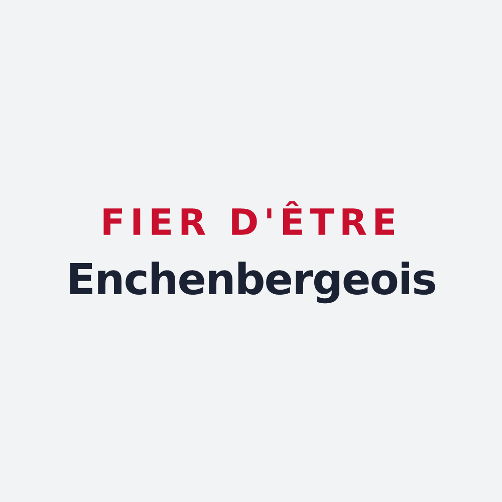 Poster « Fier d'être Enchenbergeois » — design pour Enchenberg