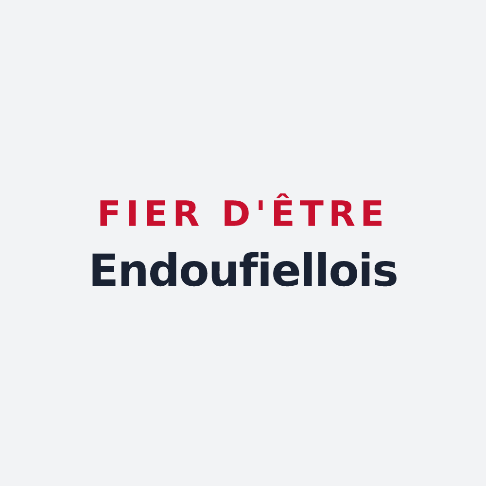 Poster « Fier d'être Endoufiellois » — design pour Endoufielle