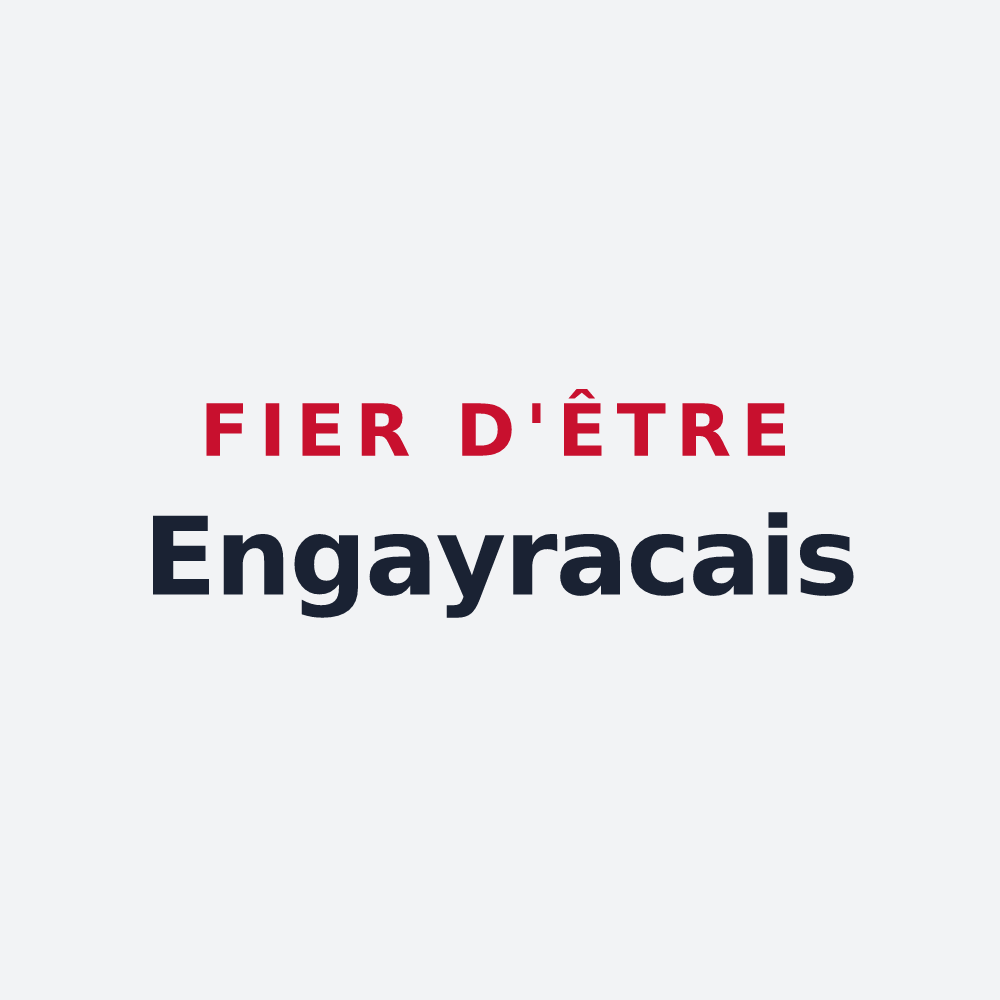 Poster « Fier d'être Engayracais » — design pour Engayrac