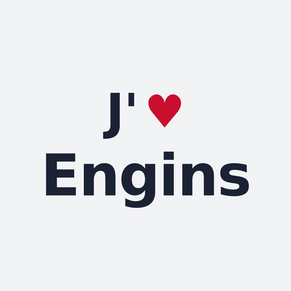 Poster personnalisé Engins — design J'aime Engins