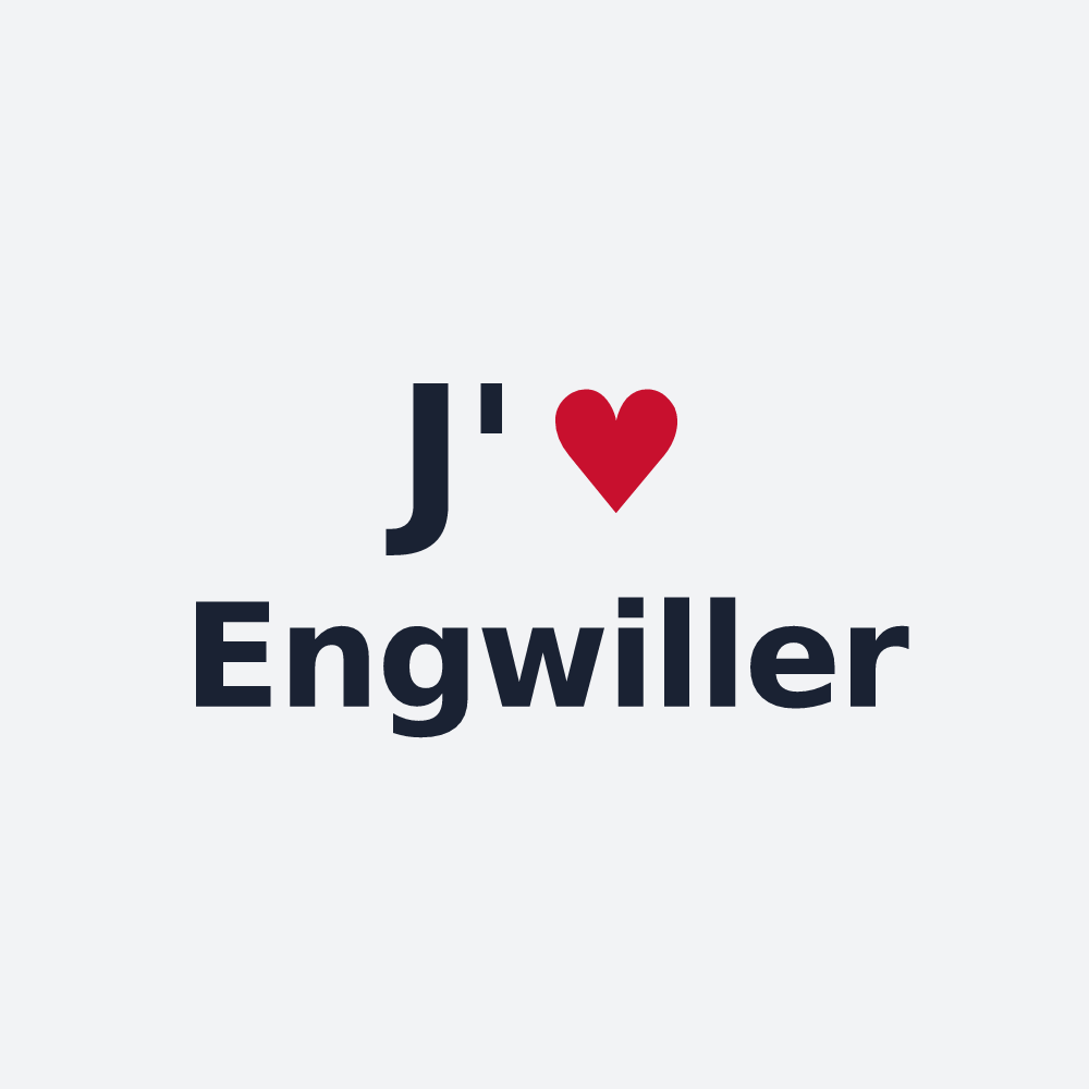 Poster personnalisé Engwiller — design J'aime Engwiller