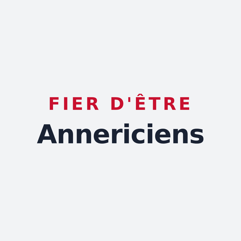 Poster « Fier d'être Annericiens » — design pour Ennery