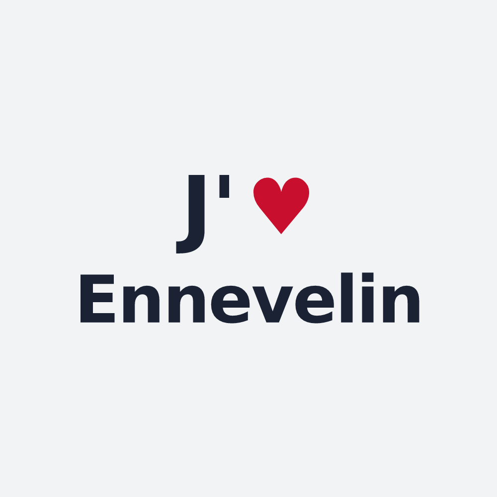 Poster personnalisé Ennevelin — design J'aime Ennevelin