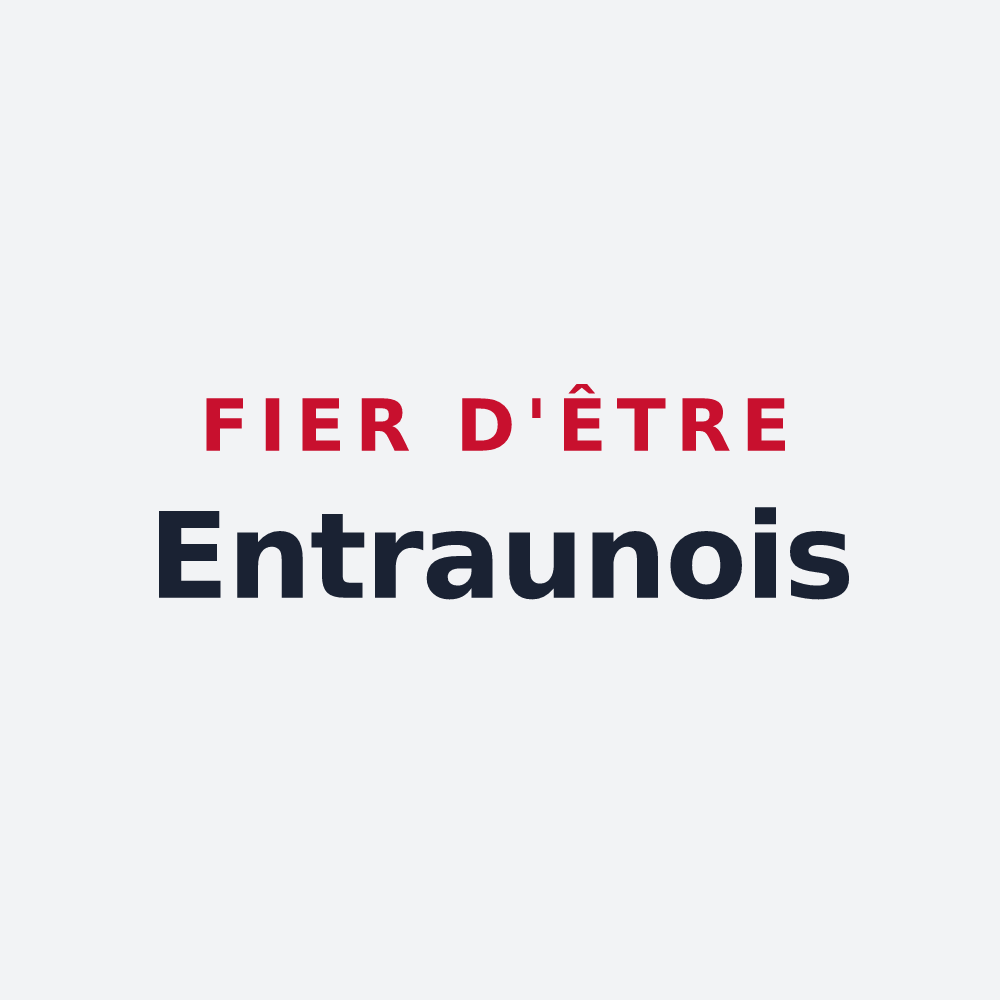 Poster « Fier d'être Entraunois » — design pour Entraunes