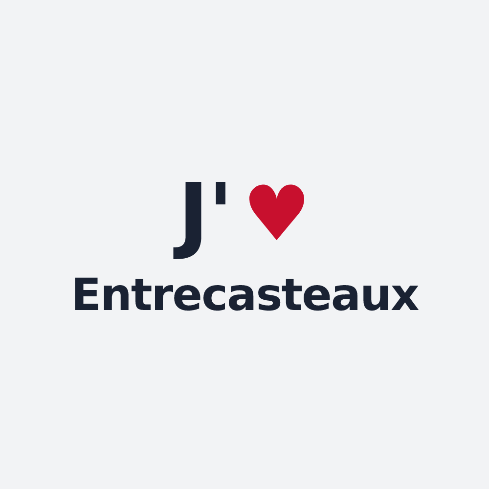 Poster personnalisé Entrecasteaux — design J'aime Entrecasteaux