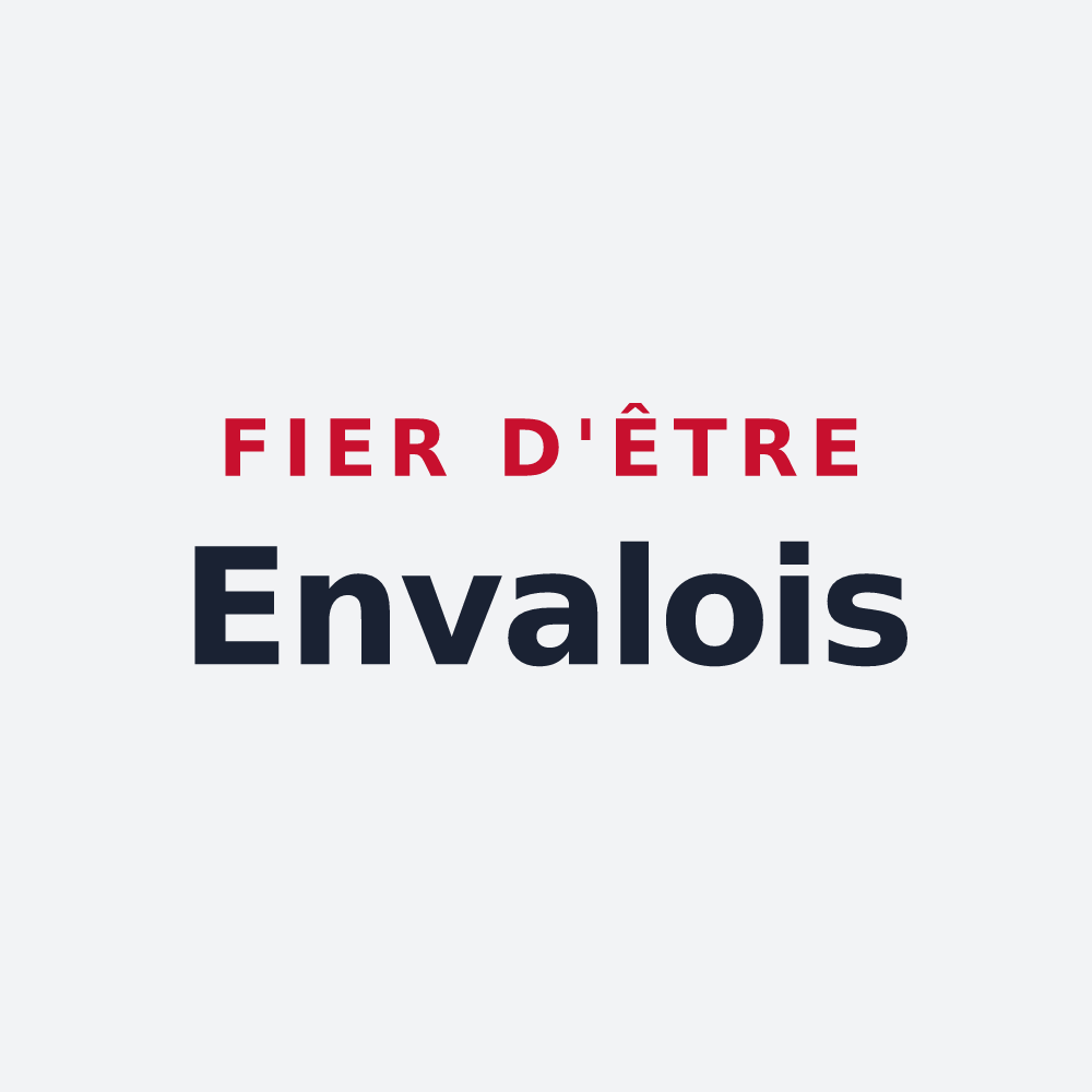Poster « Fier d'être Envalois » — design pour Enval
