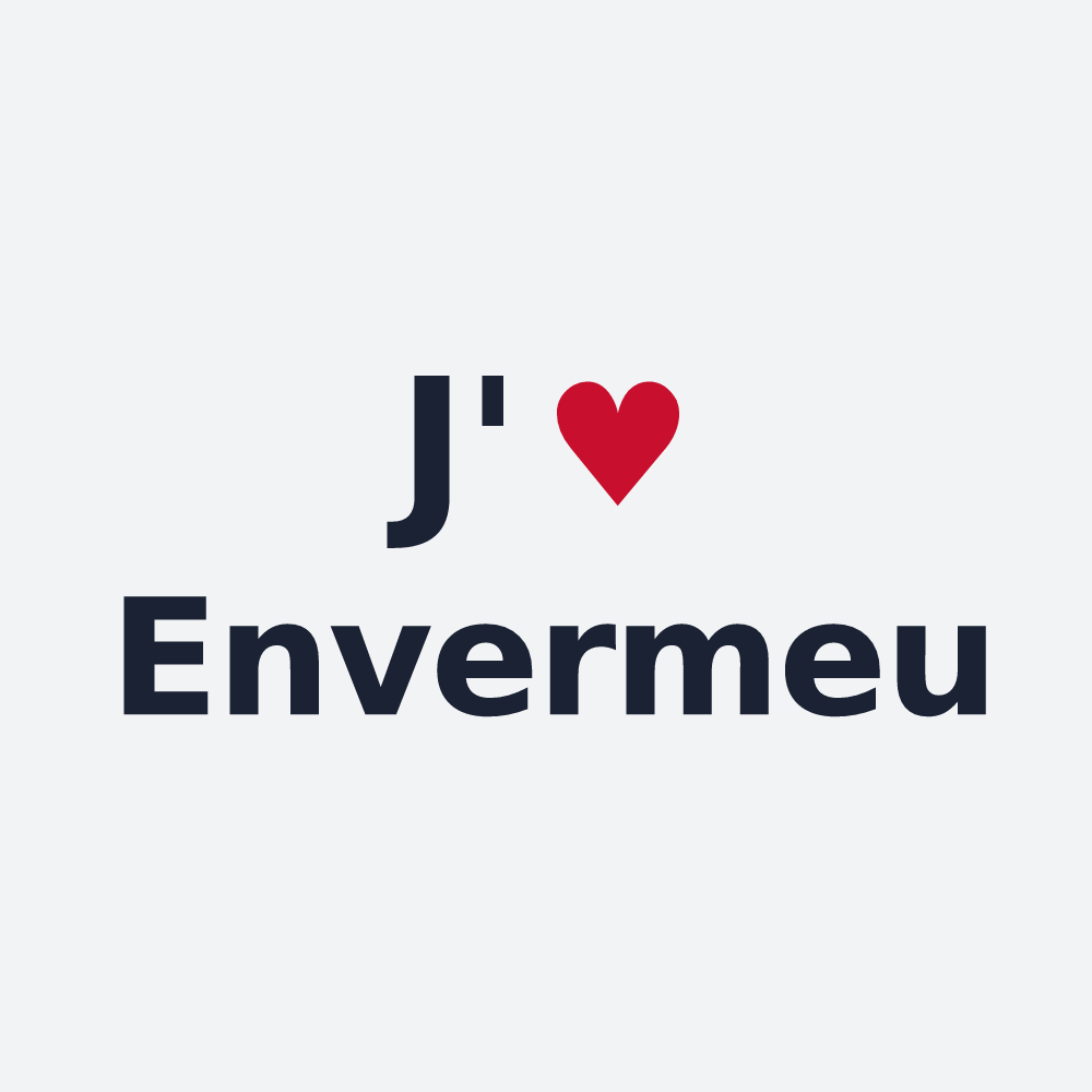 Poster personnalisé Envermeu — design J'aime Envermeu