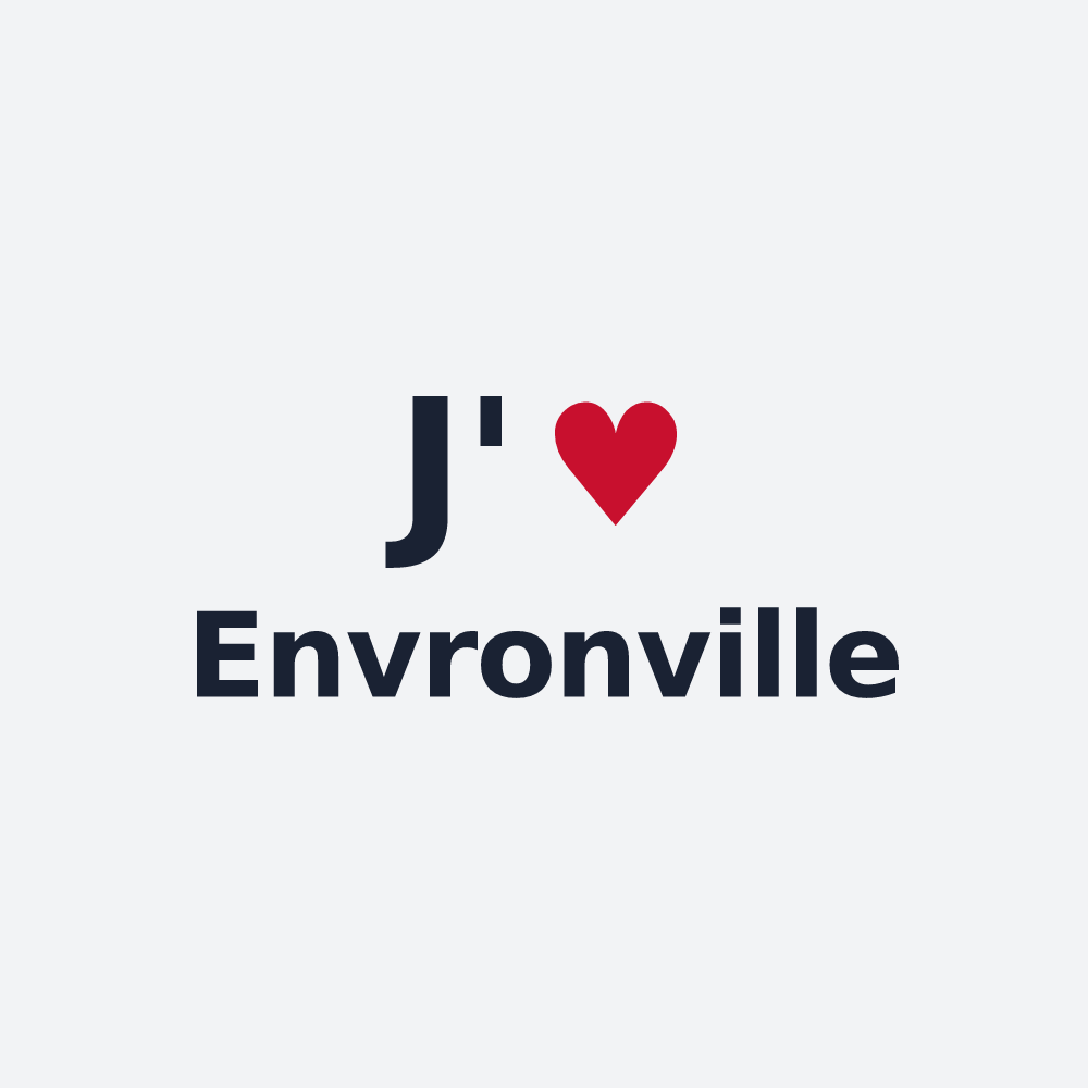 Poster personnalisé Envronville — design J'aime Envronville