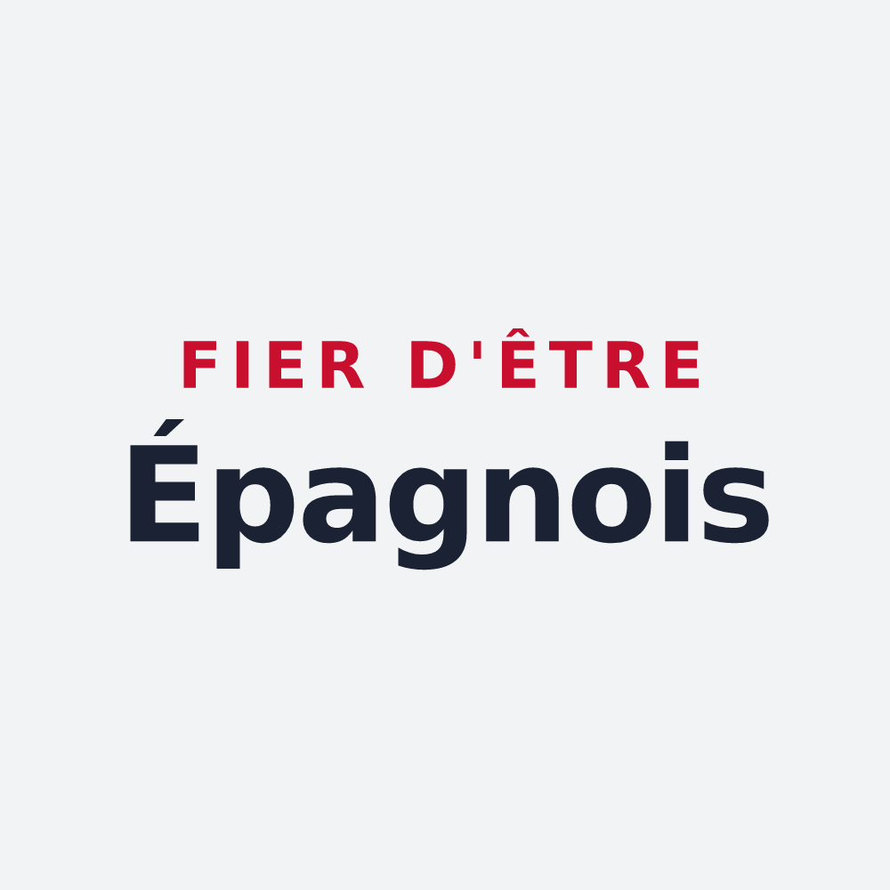 Poster « Fier d'être Épagnois » — design pour Épagne-Épagnette