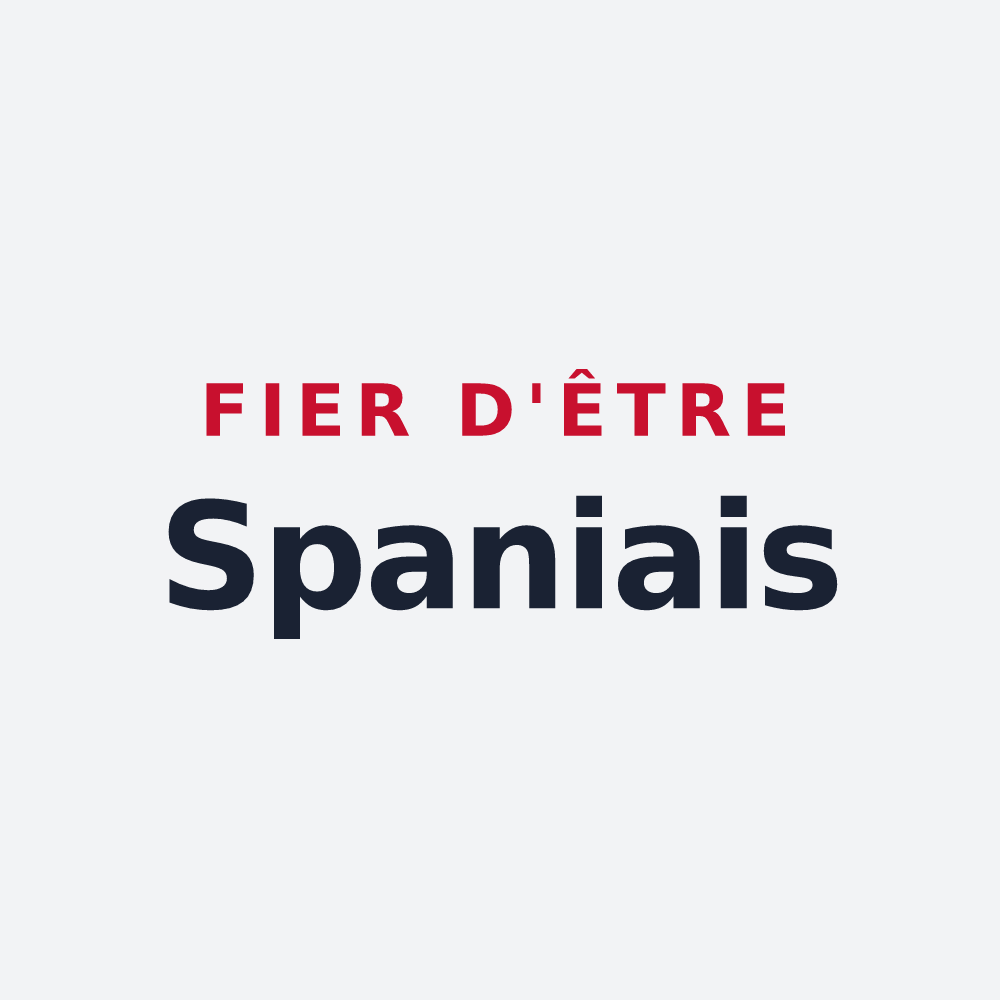 Poster « Fier d'être Spaniais » — design pour Épagny