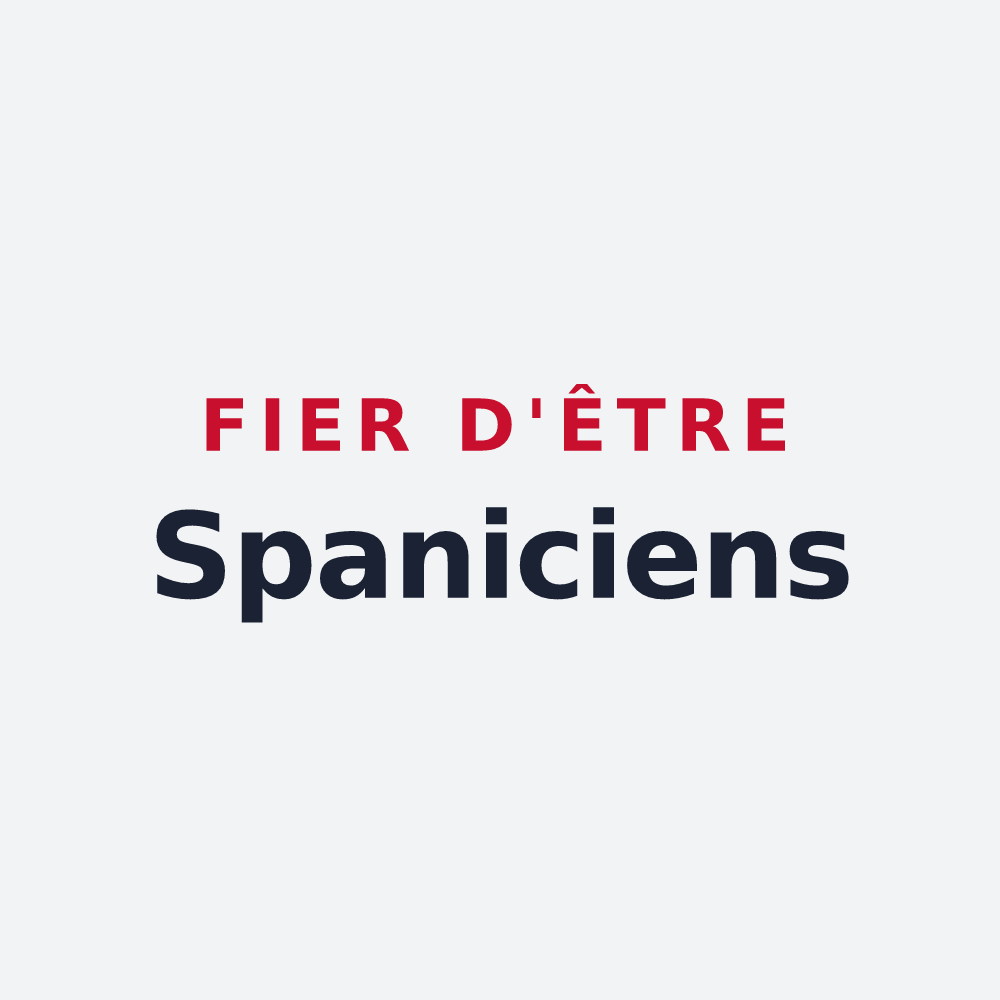 Poster « Fier d'être Spaniciens » — design pour Épagny