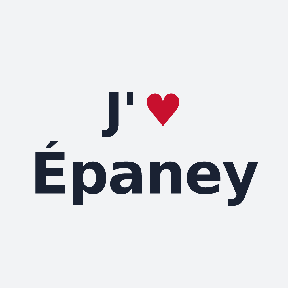 Poster personnalisé Épaney — design J'aime Épaney
