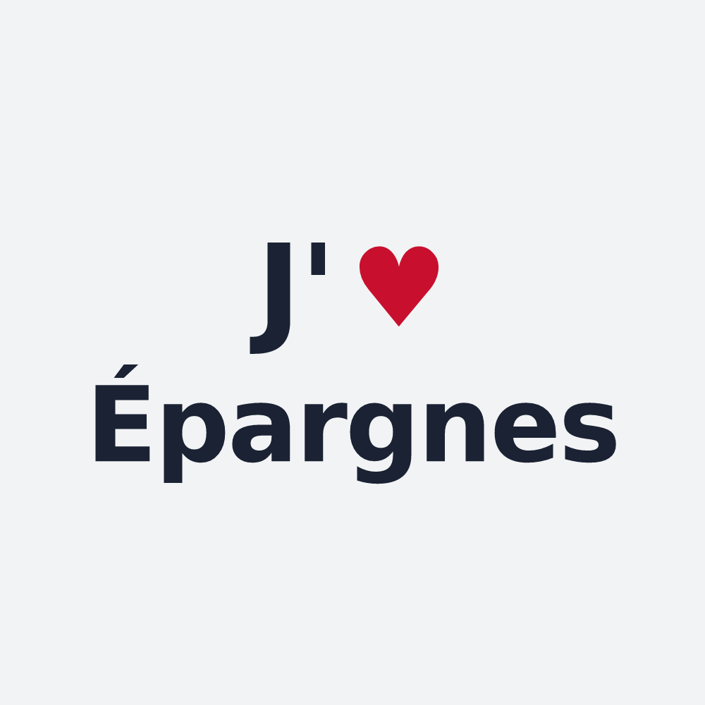 Poster personnalisé Épargnes — design J'aime Épargnes