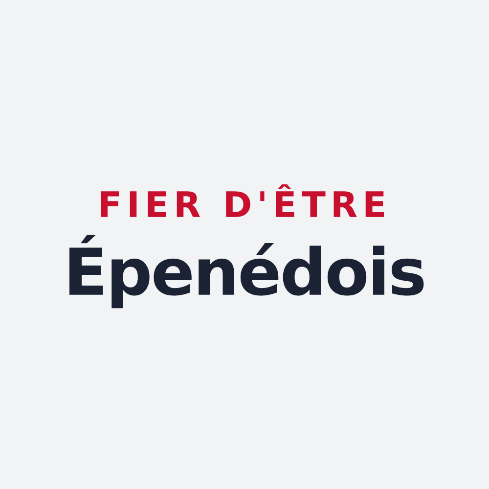 Poster « Fier d'être Épenédois » — design pour Épenède