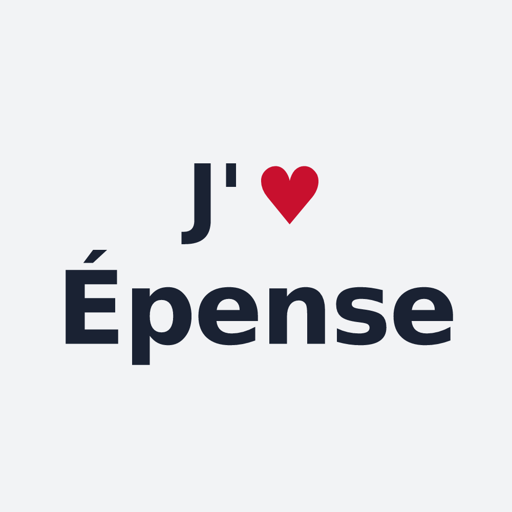 Poster personnalisé Épense — design J'aime Épense