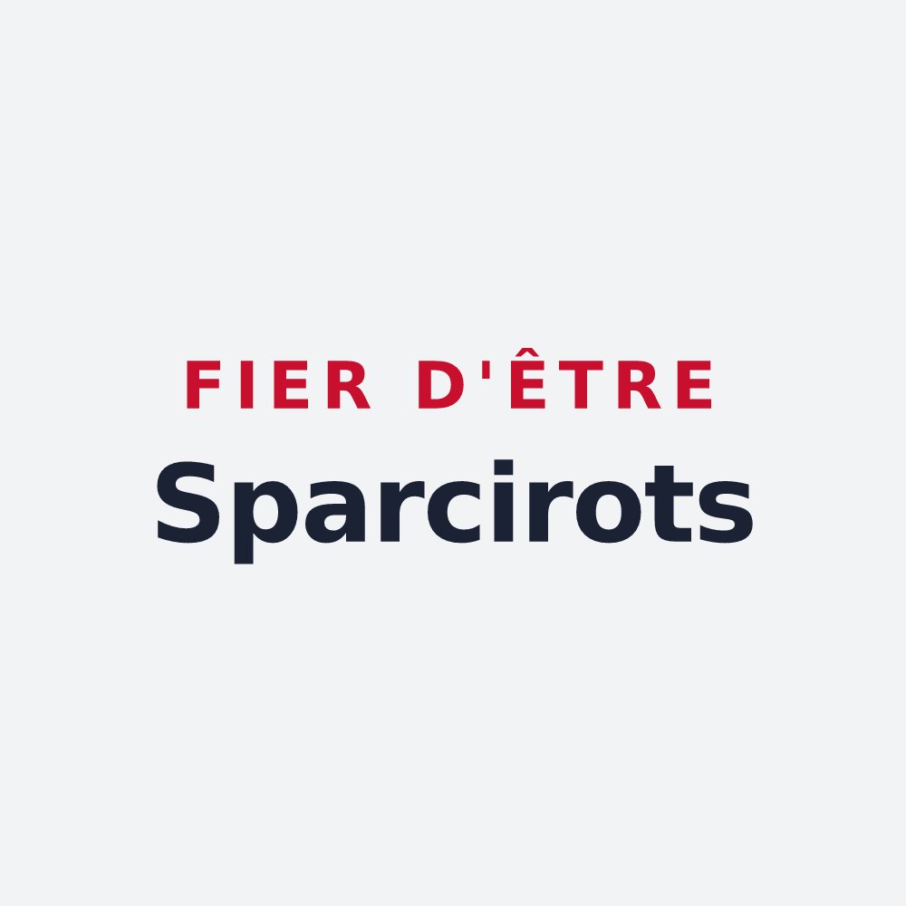 Poster « Fier d'être Sparcirots » — design pour Épercieux-Saint-Paul