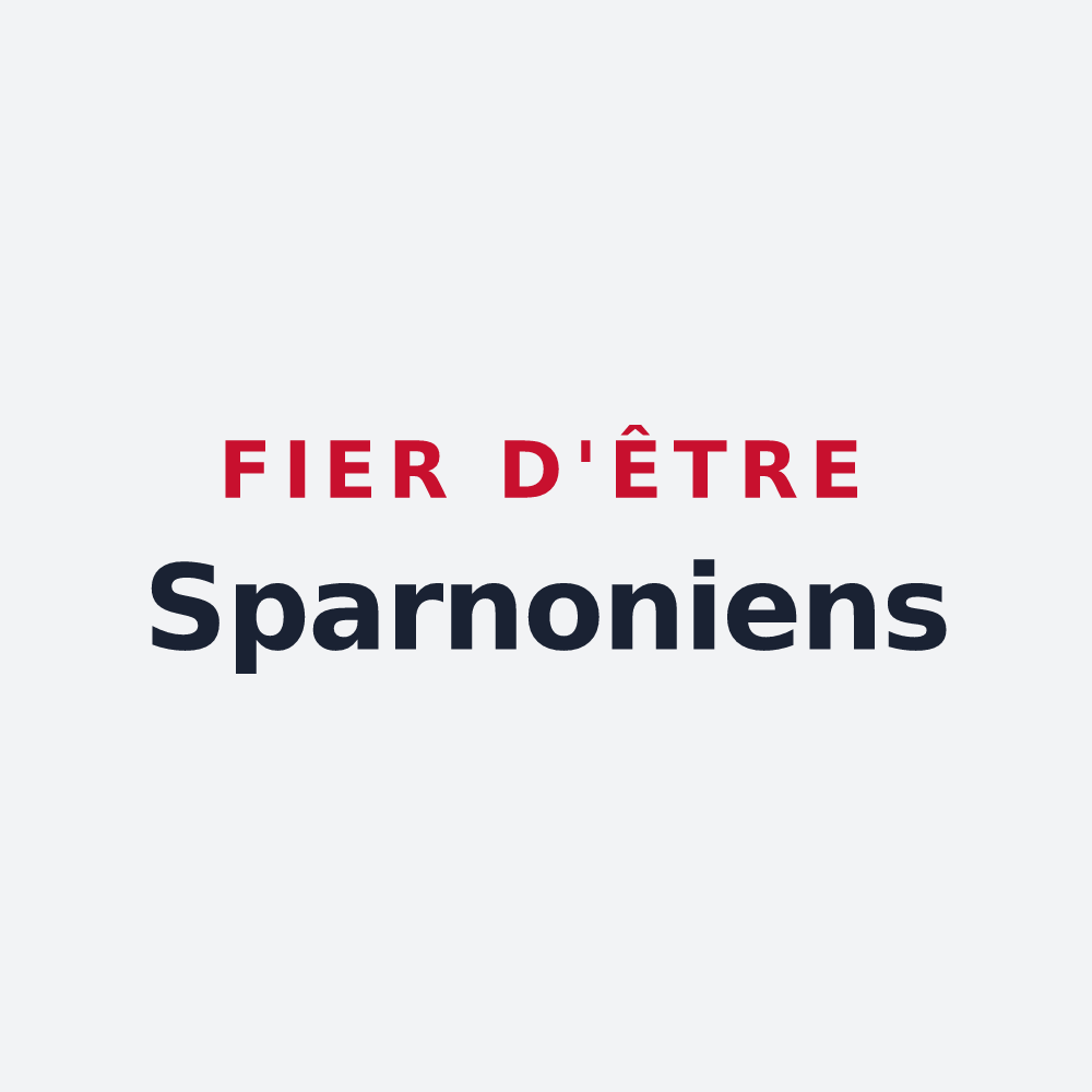 Poster « Fier d'être Sparnoniens » — design pour Épernon