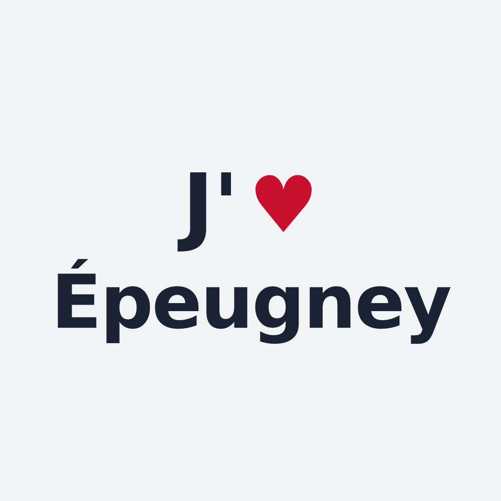 Poster personnalisé Épeugney — design J'aime Épeugney