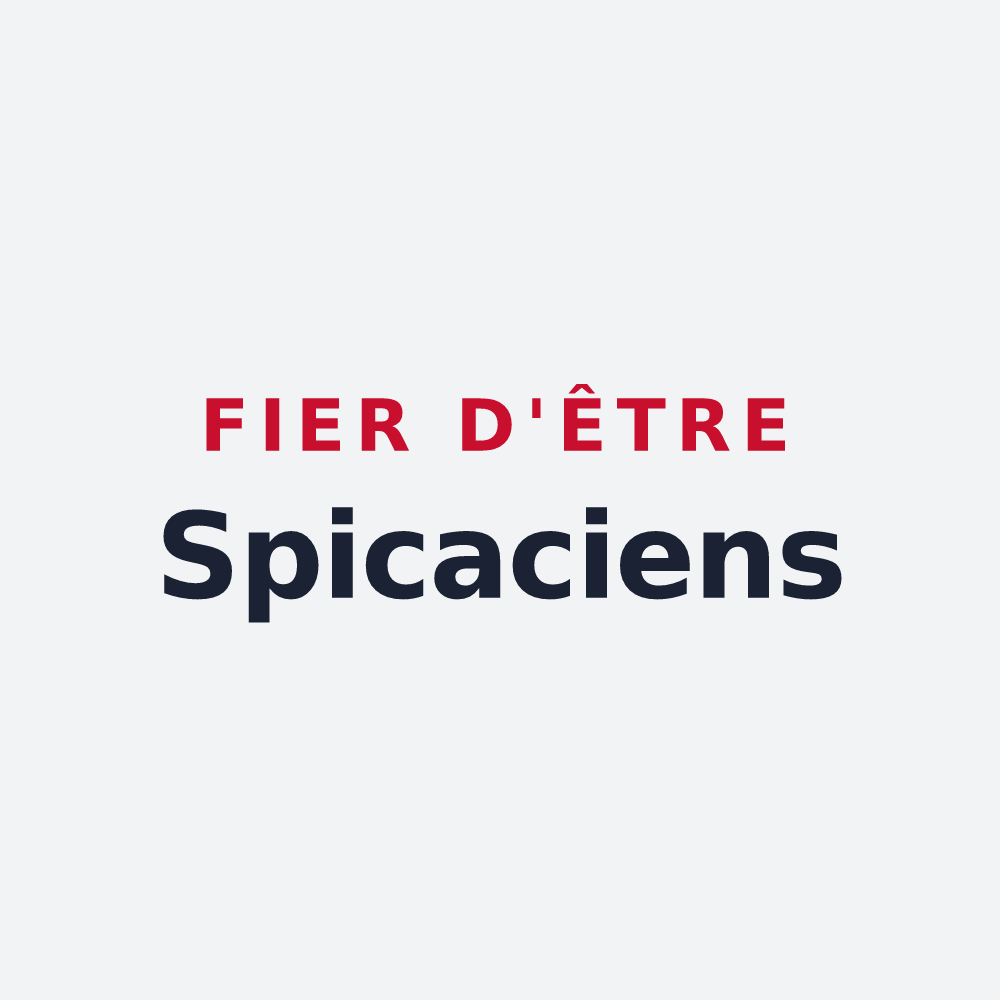 Poster « Fier d'être Spicaciens » — design pour Épieds-en-Beauce
