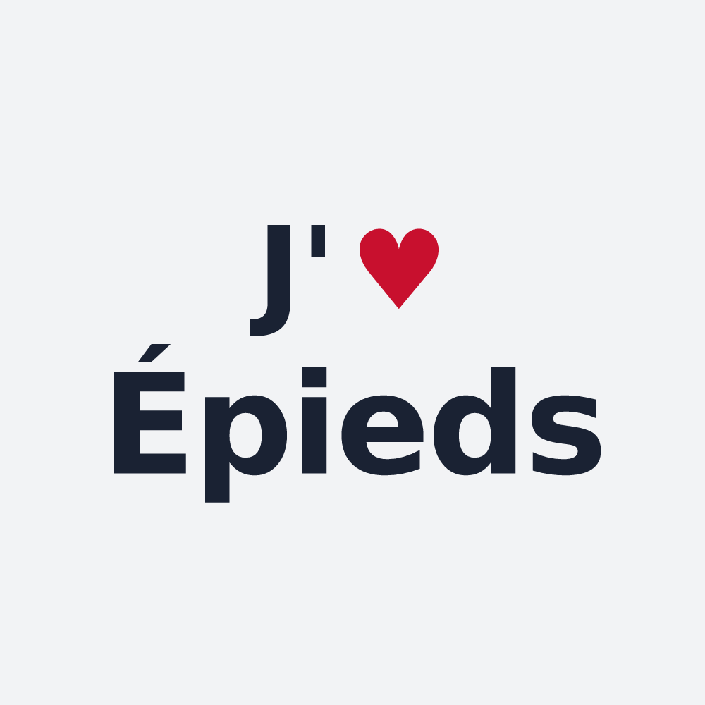 Poster personnalisé Épieds — design J'aime Épieds