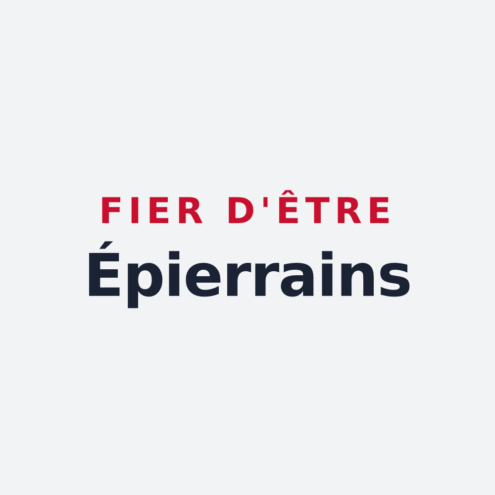 Poster « Fier d'être Épierrains » — design pour Épierre