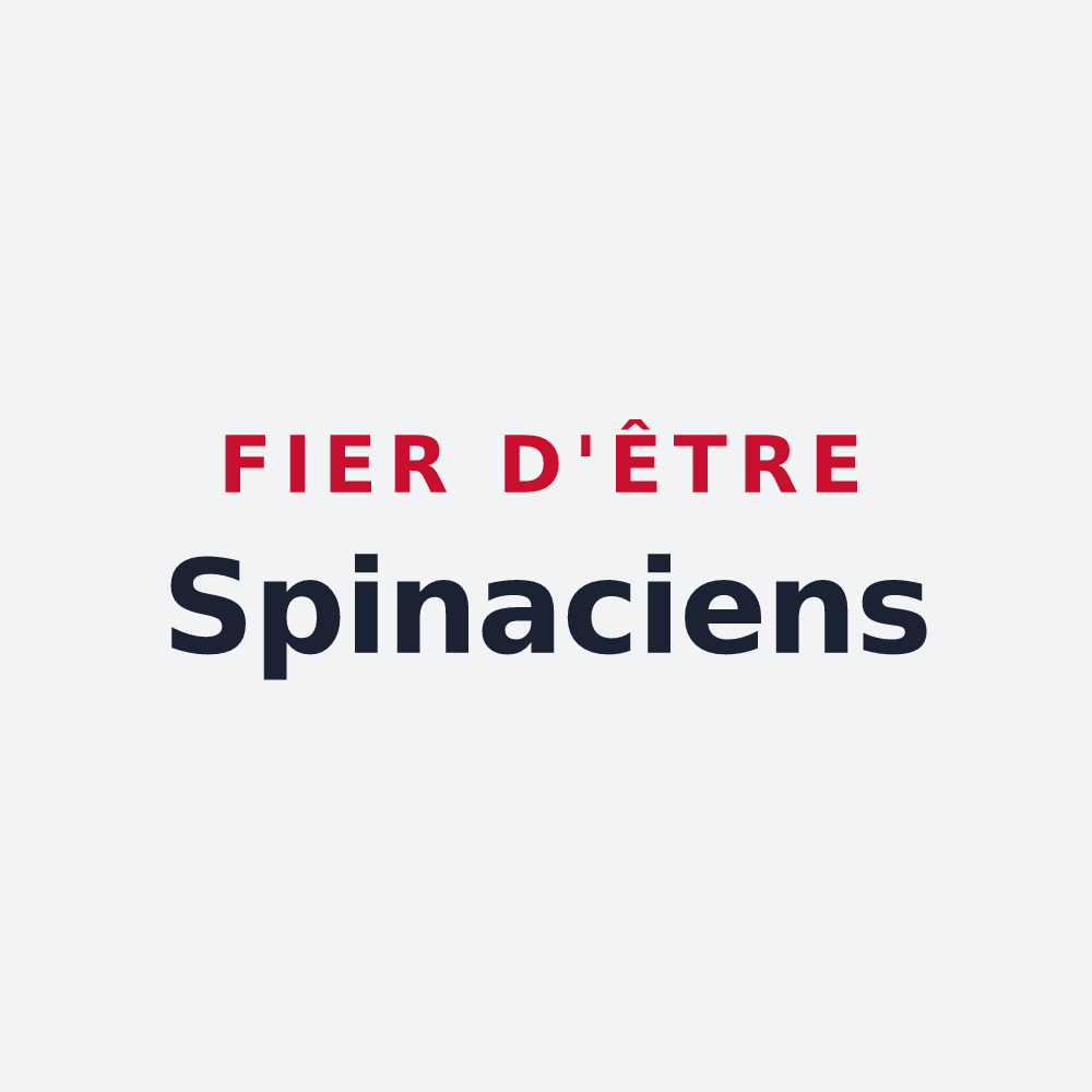 Poster « Fier d'être Spinaciens » — design pour Épinay-Champlâtreux