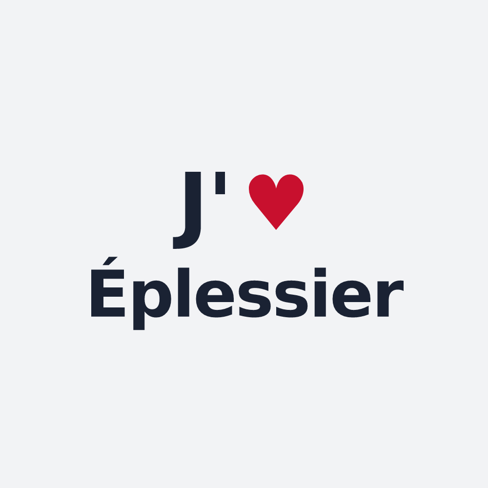 Poster personnalisé Éplessier — design J'aime Éplessier