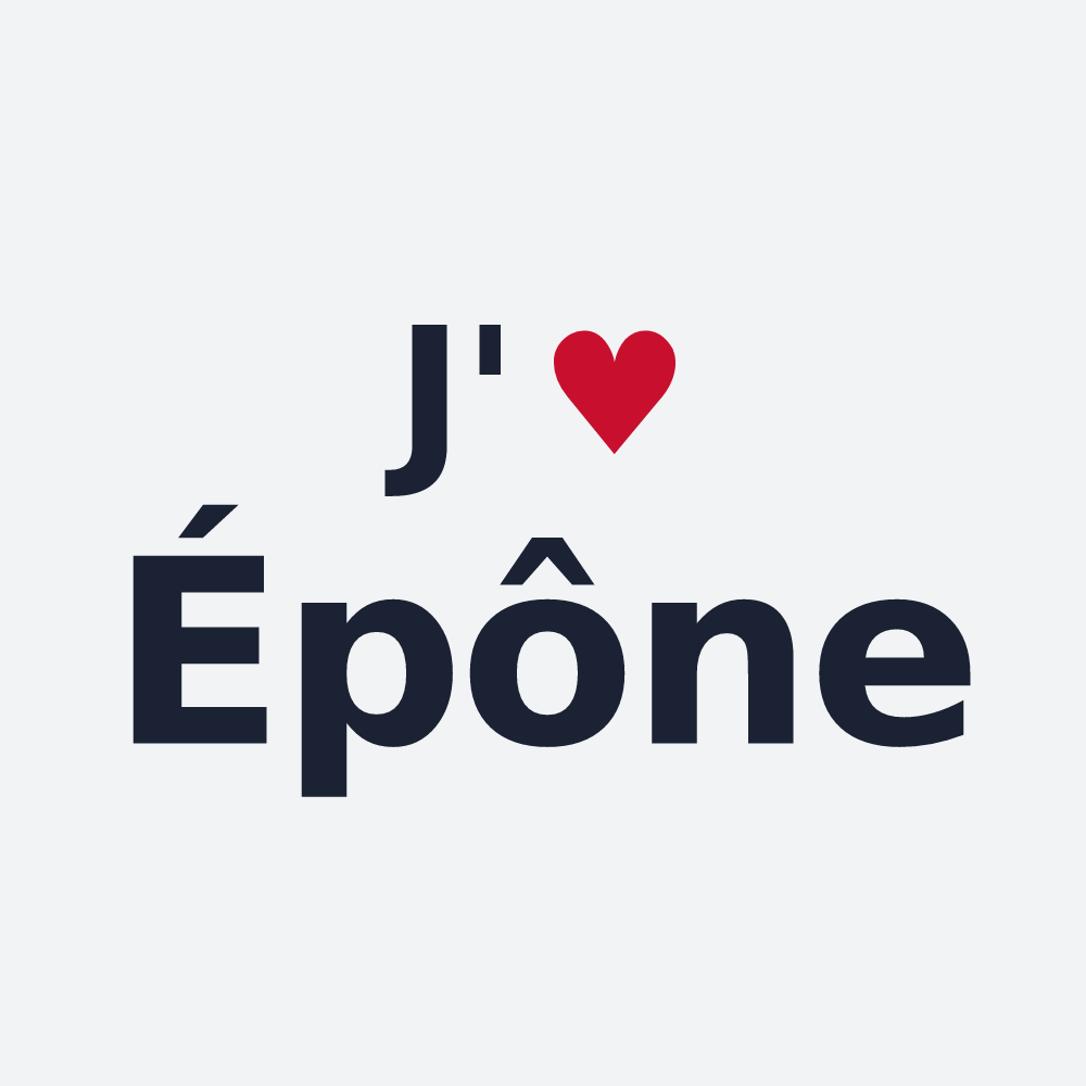 Poster personnalisé Épône — design J'aime Épône
