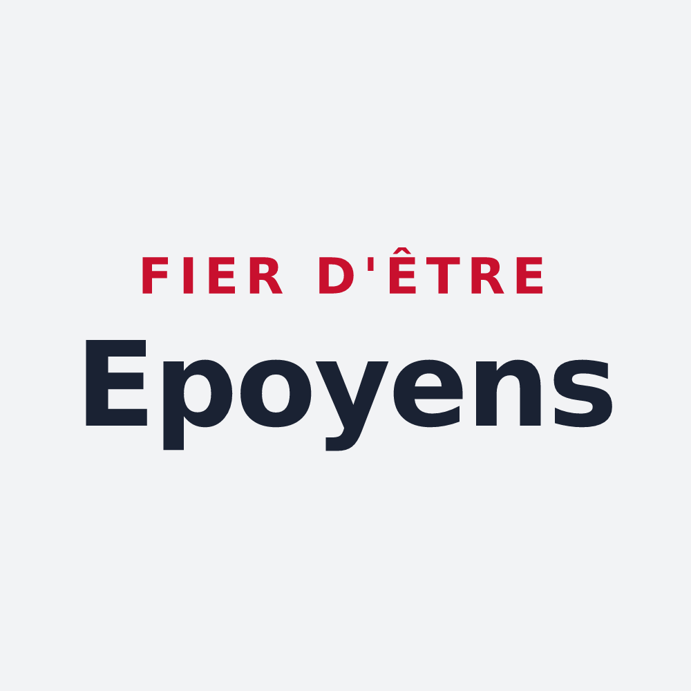 Poster « Fier d'être Epoyens » — design pour Époye
