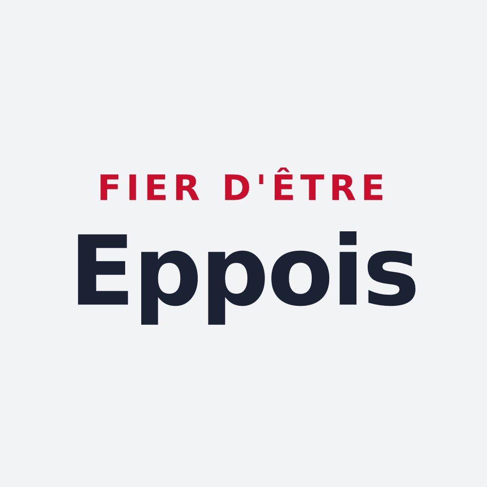 Poster « Fier d'être Eppois » — design pour Eppe-Sauvage