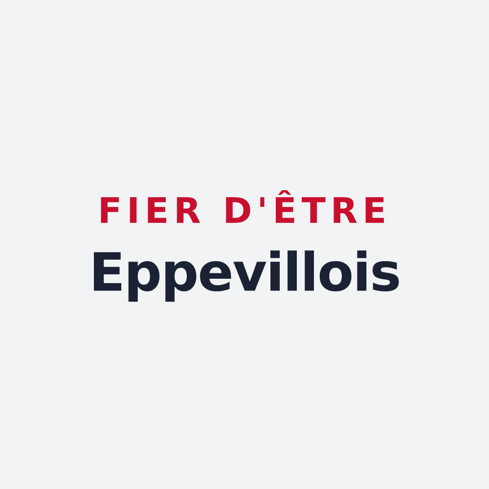 Poster « Fier d'être Eppevillois » — design pour Eppeville