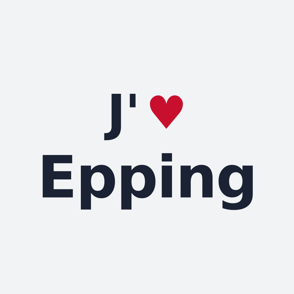 Poster personnalisé Epping — design J'aime Epping